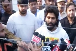 Allu Arjun breaking, Allu Arjun controversy, allu arjun returns back home, Press meet