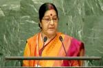India, UN speech, befitting reply by sushma swaraj to pakistan, Prime minister nawaz sharif India, UN speech, befitting reply by sushma swaraj to pakistan, Prime minister nawaz sharif