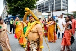 telangana community in London, telangana community in London, over 800 nris participate in bonalu festivities in london organized by telangana community, Handloom weavers