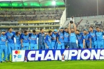 India, India Vs Australia breaking news, india bags the t20 series against australia with hyderabad win, Rajiv gandhi