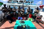 Pakistani nationals, Indian Navy ship breaking, indian navy ship rescues vessel with 19 pakistani nationals, Houthi rebels