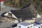 Japan Earthquake visuals, Japan Earthquake 2024, japan hit by 155 earthquakes in a day 12 killed, School