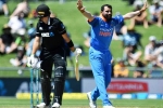IND VS NZ 1st ODI, 100 in 56 ODIs, mohammed shami fastest indian to take 100 odi wickets, Zaheer khan