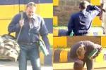 Sanjay Dutt out from jail, Sanjay Dutt news, sanjay dutt walks out with a salute, Mumbai blasts