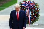 Trump Appears Unsteady During Memorial Day Event