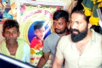 Yash fans tragedy, Yash fans videos, yash meets the families of his deceased fans, Karnataka