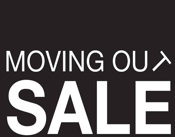 Moving out sale