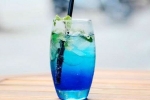 beverages, blue curacao syrum, blue curacao mocktail recipe, Snacks
