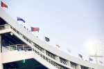 Champions Trophy 2025 Curtain Raiser event, Indian flag at Champions Trophy 2025 Curtain Raiser, champions trophy curtain raiser in lahore indian flag missing, 180