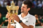 Novak Djokovic wins Wimbledon, Wimbledon title winner, novak djokovic beats roger federer to win fifth wimbledon title in longest ever final, Novak djokovic