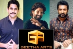 Geetha Arts new films, Naga Chaitanya, geetha arts to announce three pan indian films, Suriya