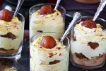 Gulab Jamun Mousse pictures, Gulab Jamun Mousse, recipe of gulab jamun mousse, Jamun