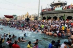 pravasi bharatiya, kumbh mela 2019 schedule, kumbh mela 2019 indian diaspora takes dip in holy water at sangam, Indian diaspora conclave