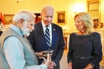 Narendra Modi to Joe Biden family, Narendra Modi gift to Joe Biden, modi s 20 000 diamond becomes most expensive gift to biden family, Israel