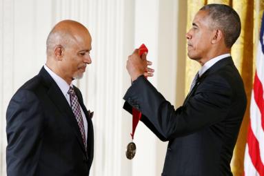 Obama awarded Indian-origin physician with National Humanities Medal!