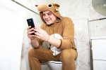 Phone Usage in Toilet, Phone Usage on Toilet research, using your phone on the toilet will invite a painful disease, Anjan