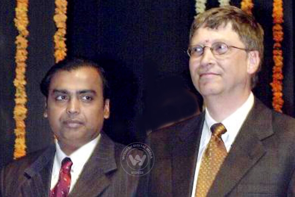 Mukesh Ambani in India, Bill Gates in World},{Mukesh Ambani in India, Bill Gates in World