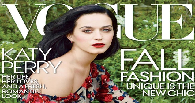 Katy Perry Embellished Vogue Cover!},{Katy Perry Embellished Vogue Cover!